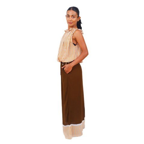 Palazzo Pant II Batik Solid Stripe Edition