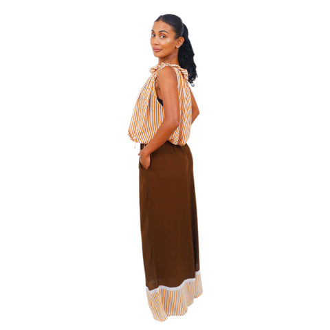 Palazzo Pant II Batik Solid Stripe Edition