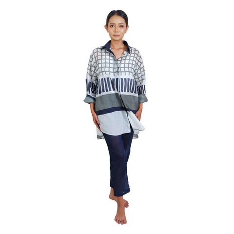 Naura Shirt II Batik Geo Sunrise Edition