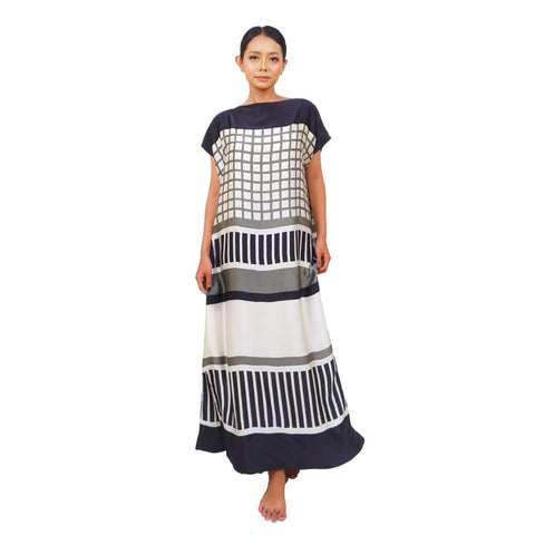 Nikki Skinny Kaftan II Batik Geo Sunrise Edition