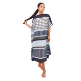 Sarah Kaftan Batik II Geo Sunrise & Solid Stripe Edition