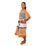 Sarah Kaftan Batik II Geo Sunrise & Solid Stripe Edition
