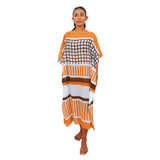 Sarah Kaftan Batik II Geo Sunrise & Solid Stripe Edition