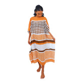 Sarah Kaftan Batik II Geo Sunrise & Solid Stripe Edition