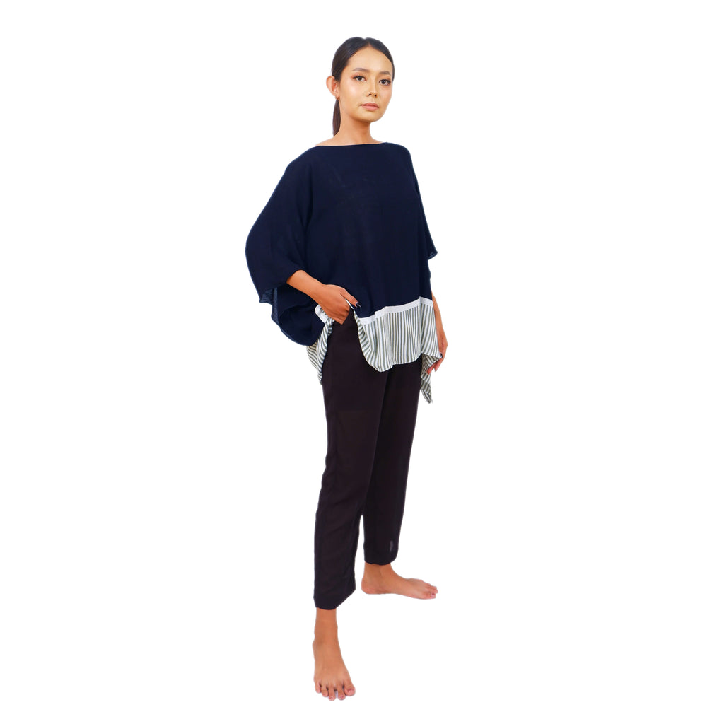 Long Grace Top II Batik Solid Stripe Edition