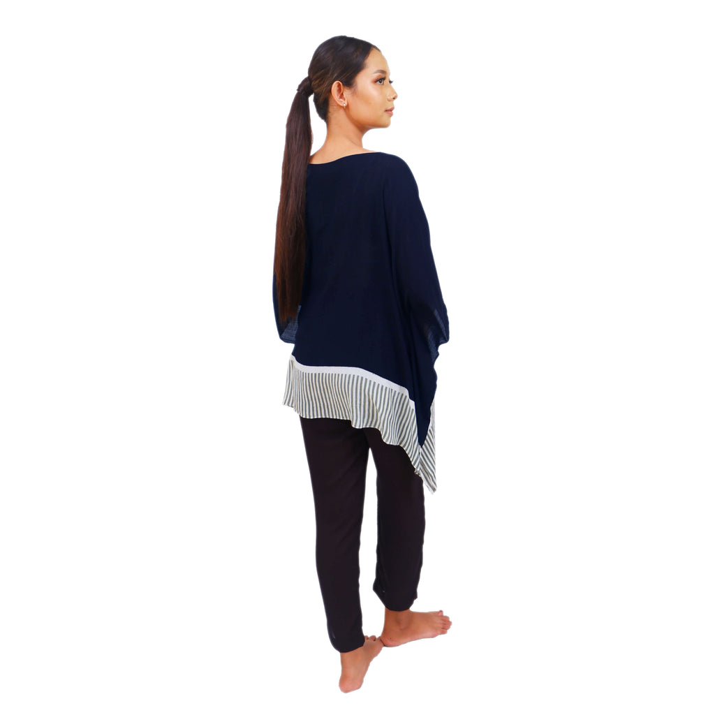 Long Grace Top II Batik Solid Stripe Edition