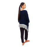 Long Grace Top II Batik Solid Stripe Edition