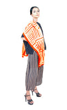 Arrow Batik Long Scarf Silk