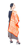 Arrow Batik Long Scarf Silk