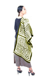 Arrow Batik Long Scarf Silk