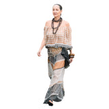 Long Scarf II Motif Geosunrise Edition