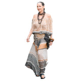 Long Scarf II Motif Geosunrise Edition