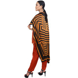 Escher Batik Square Scarf Silk