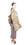Arrow Batik Long Scarf Silk